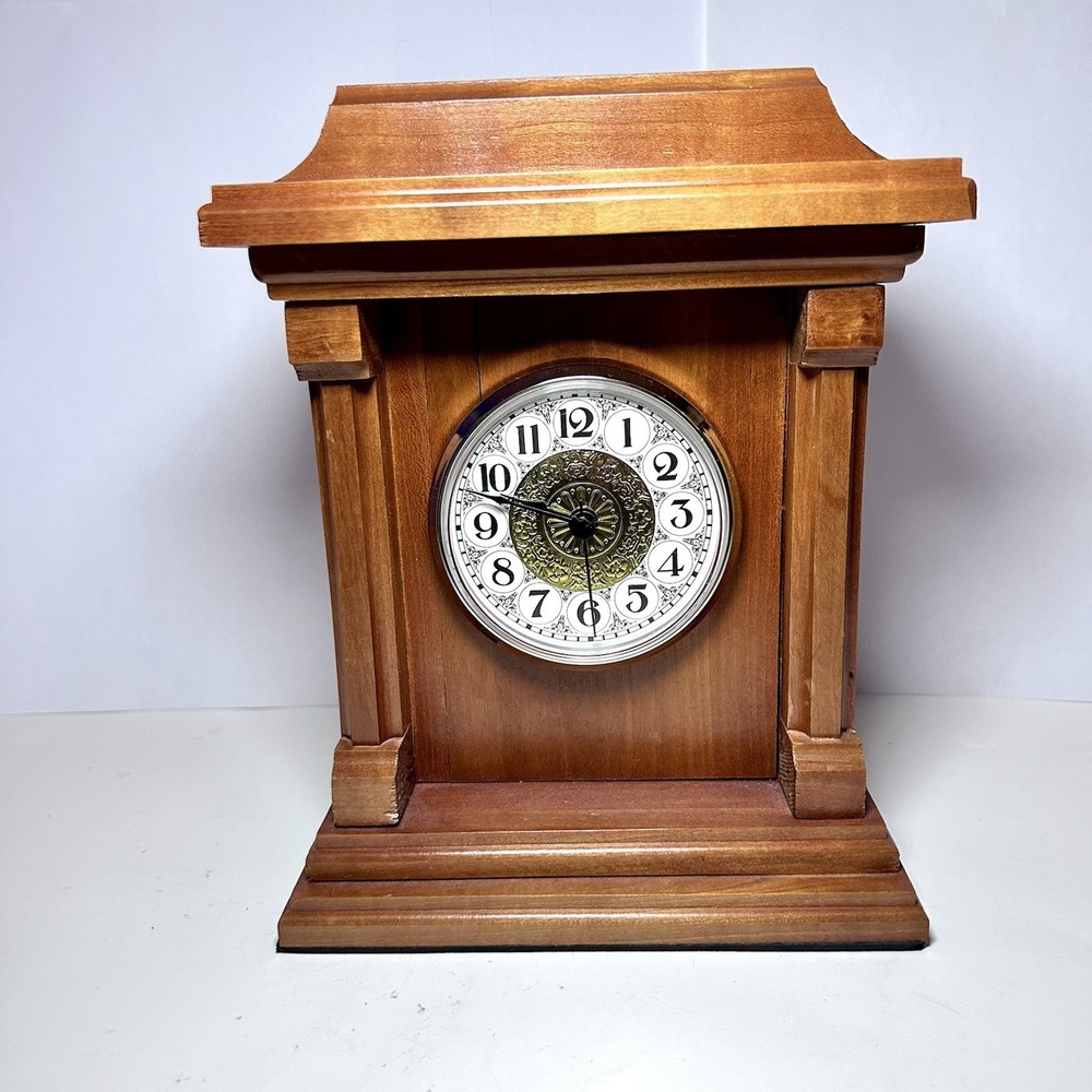 Vintage Mantel Clock From West Virginia Home Support Beam 100 Yr Old
